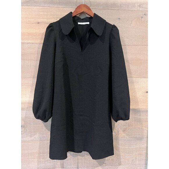 SAMSOE SAMSOE LONG SLEEVE V-NECK MARGOT DRESS Size S - Picture 3 of 9